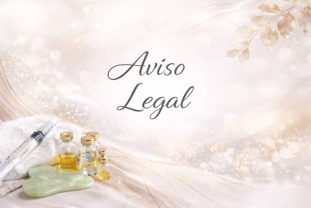 Banner oficial de Aviso Legal y términos de servicio de Waydimar Sthetic Solution