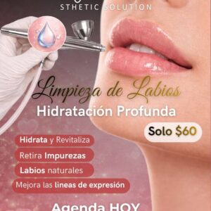 Limpieza de labios e hidratación profunda en Vega Alta antes y después