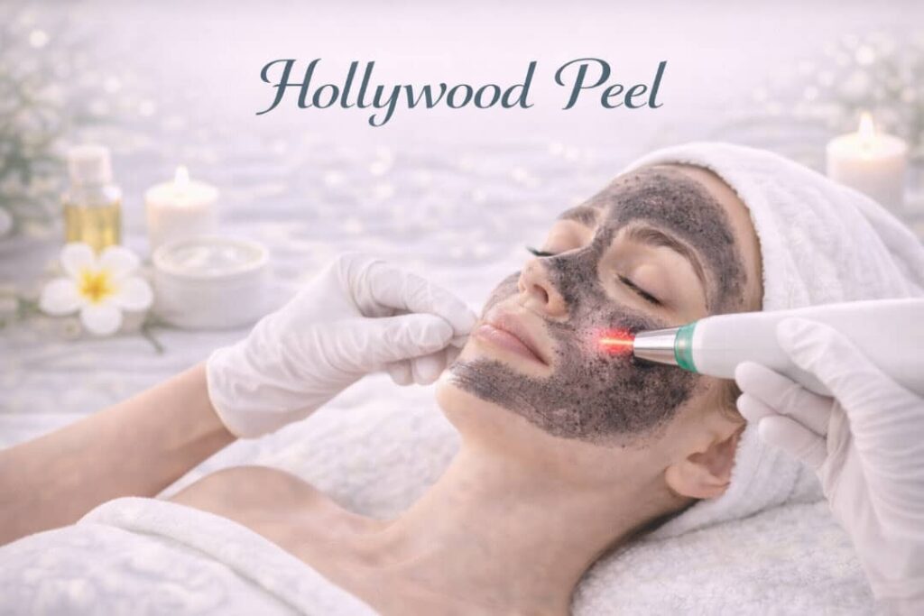 Tratamiento de rejuvenecimiento facial Hollywood Peel para una piel luminosa en Waydimar Sthetic Solution