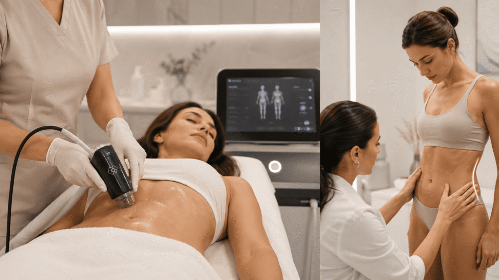 Morpheus8 abdomen rostro y glúteos en Vega Alta