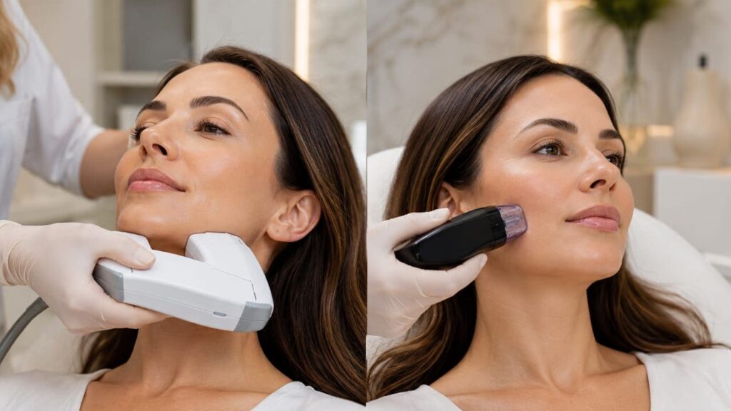 Comparativa de HIFU vs Morpheus8 resultados en Waydimar Sthetic