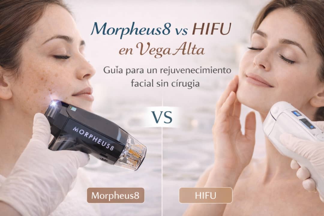 Comparación entre Morpheus8 y HIFU, dos tecnologías avanzadas para mejorar la firmeza y rejuvenecer la piel sin cirugía.
