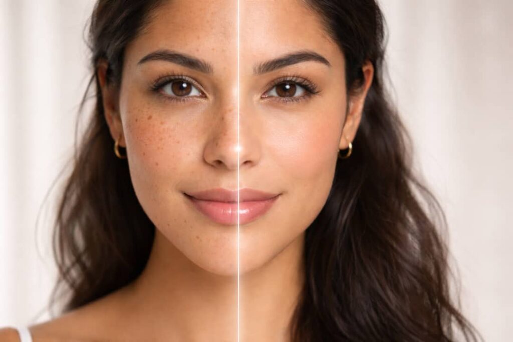 antes-y-despues-tratamiento-para-aclarar-la-piel-y-eliminar-manchas-en-vega-alta
