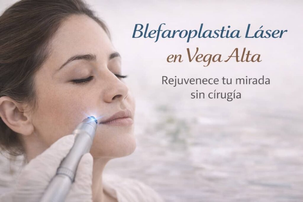 Especialista realizando tratamiento de Láser CO2 Fraccionado para rejuvenecimiento facial en Vega Alta.