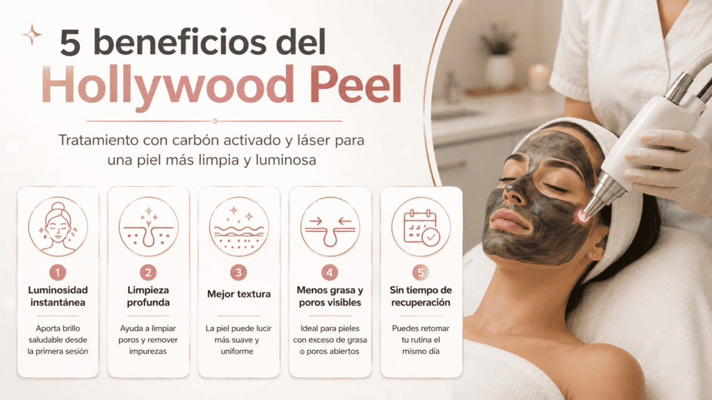 Beneficios del Hollywood Peel en Vega Alta en Waydimar Sthetic Solution