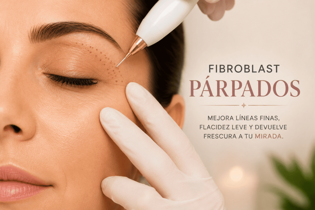 Fibroblast para párpados en Vega Alta para mejorar líneas finas y flacidez leve