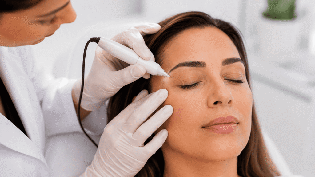 Fibroblast para levantamiento de párpados sin cirugía