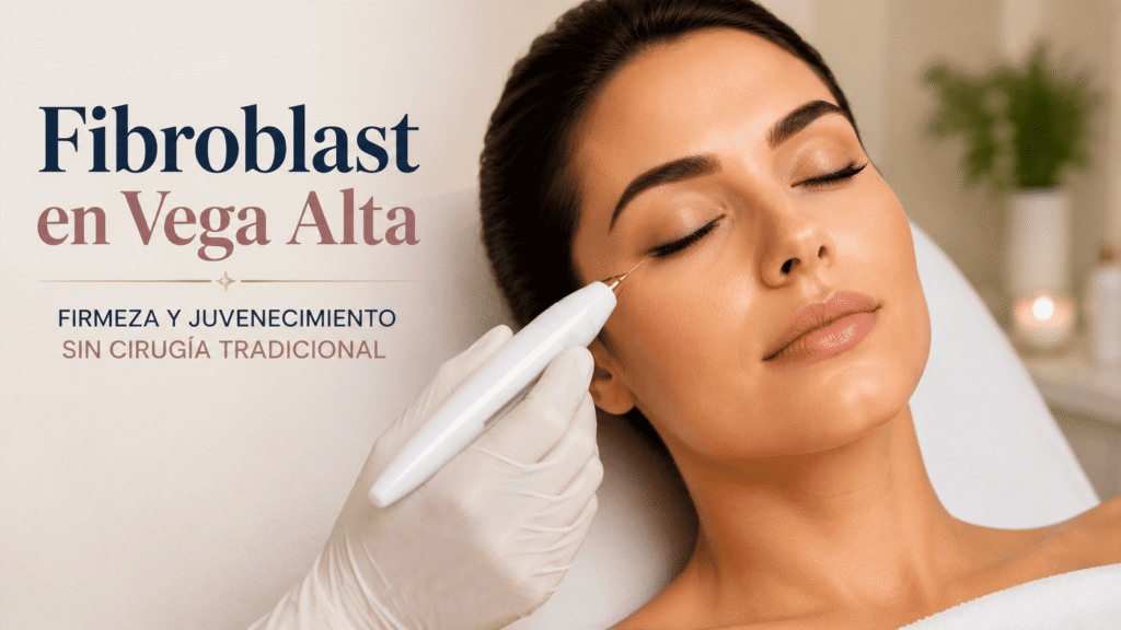 Fibroblast en Vega Alta con Plasma Pen para rostro, párpados y cuerpo