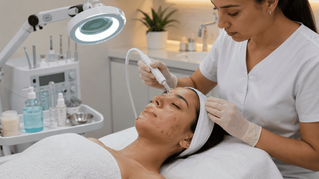 limpieza facial clínica para piel con acné en Vega Alta
