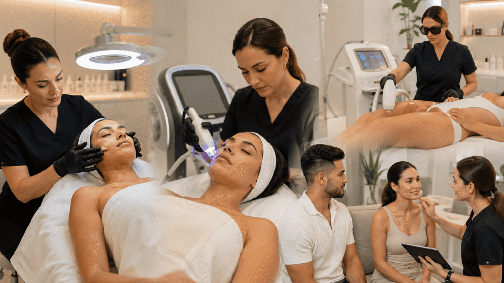 Servicios estéticos en Vega Alta con faciales, rejuvenecimiento facial, depilación láser y tratamientos corporales