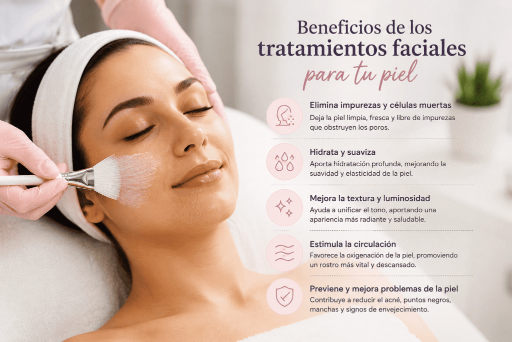 Beneficios de los tratamientos faciales en Vega Alta para limpieza, hidratación, textura y luminosidad de la piel