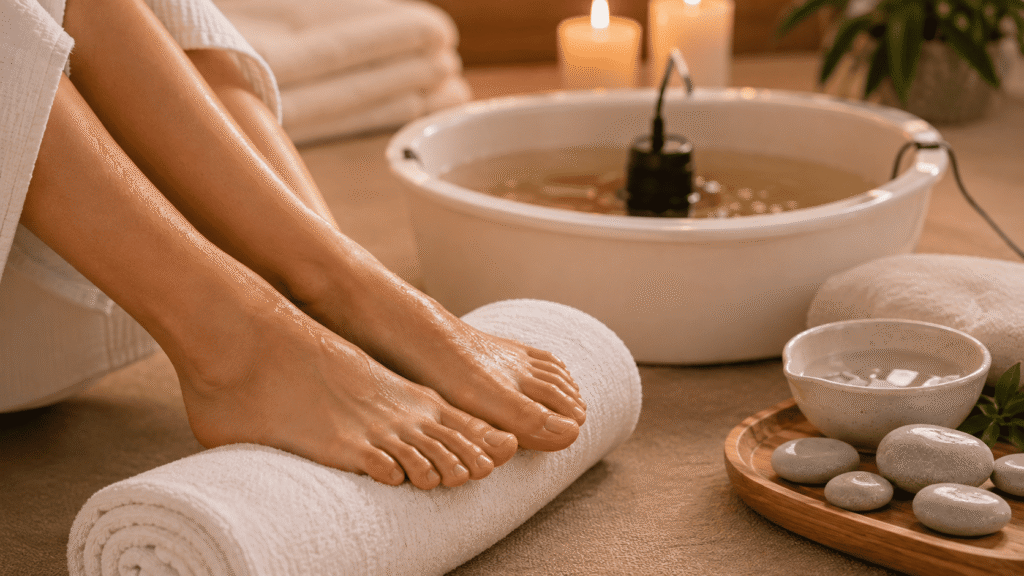 Detox pies en Vega Alta como experiencia de bienestar y relajación