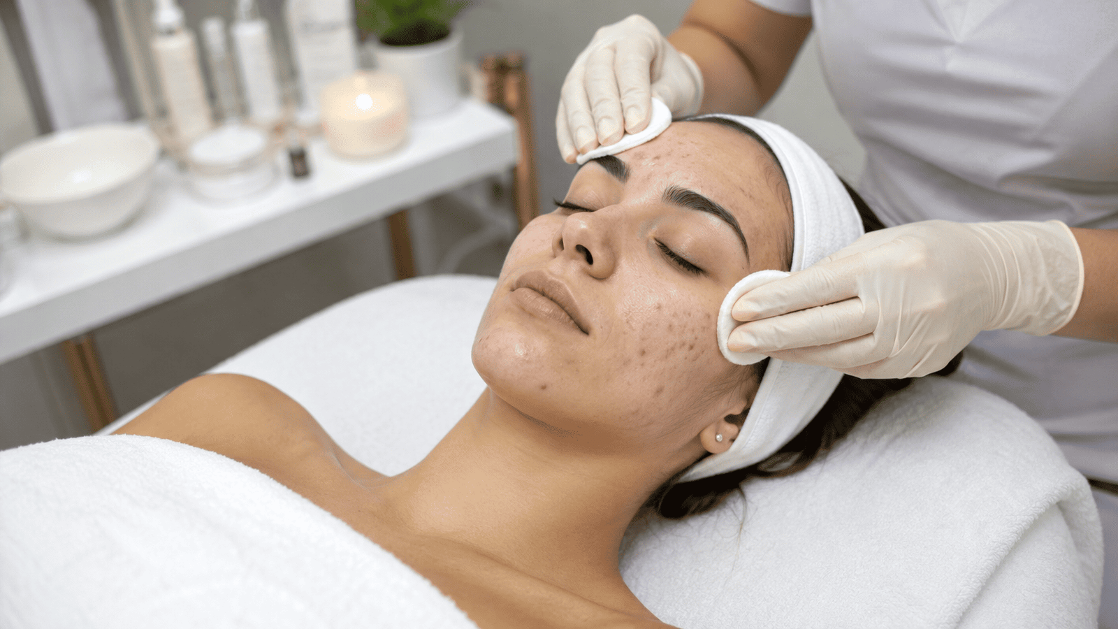 Limpieza profunda para acné en Vega Alta con cuidado facial adaptado a piel con brotes y poros obstruidos