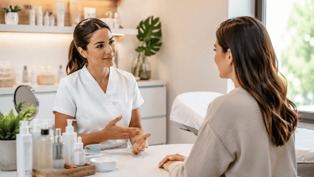 Consulta sobre preguntas frecuentes de limpieza facial profunda en Vega Alta