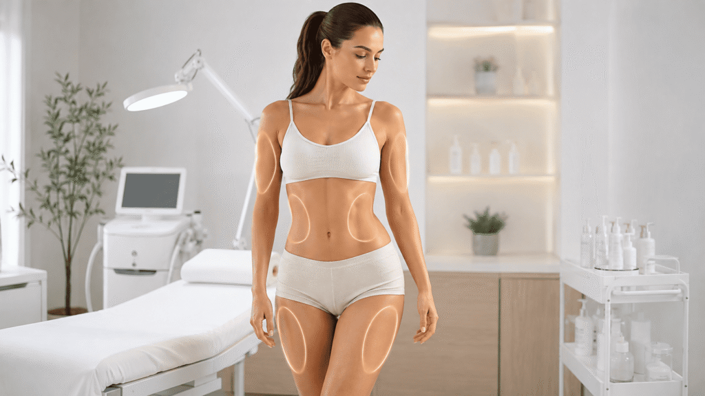 Zonas que pueden trabajarse con mesoterapia corporal